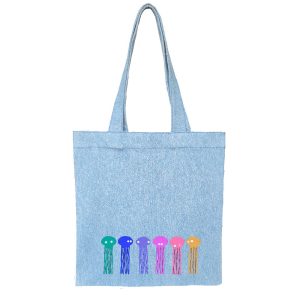 Cotten Totebag Blue Jean 4 | هیدورا